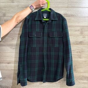 Men’s J. Crew Flannel Plaid Shirt, Size XS